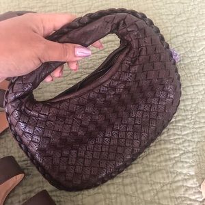 SALE💥Bottega Veneta Brown Mini Hobo Bag